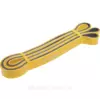 Резина для подтягиваний двухслойная 18-33 кг желтая  / Прочная фитнеса резинка / резинки для турника