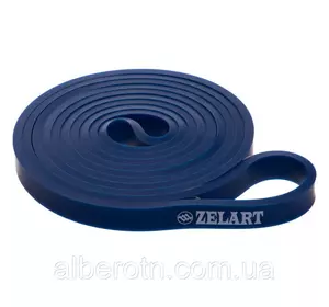 Резинка петля для подтягиваний 2-15 кг синяя / Спортивная резинка для упражнений